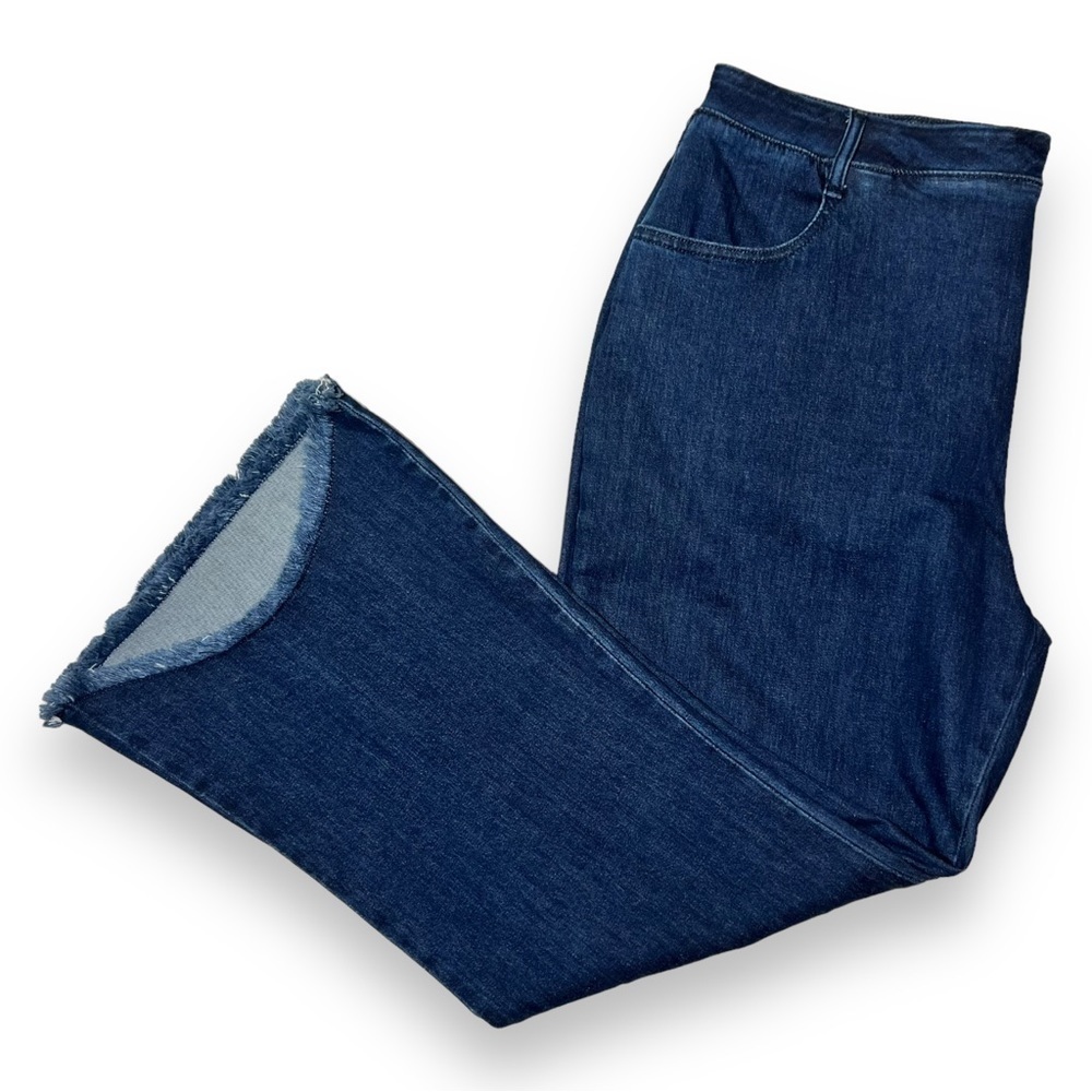 Women with Control Wonder Kick Flare Jeans Indigo Size 16